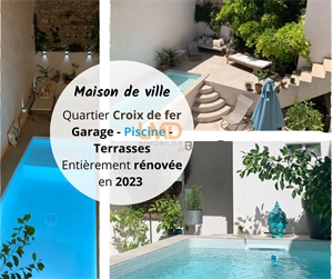 maison de ville à la vente -   30000  NIMES, surface 130 m2 vente maison de ville - UBI480401216
